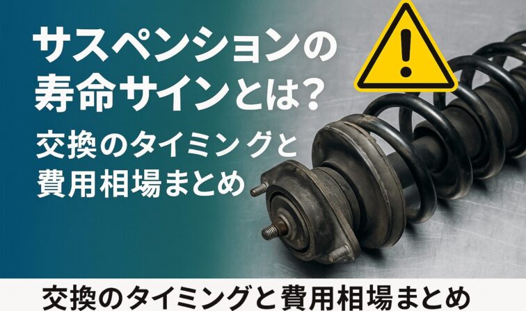 サスペンションの寿命サインとは？交換のタイミングと費用相場まとめ