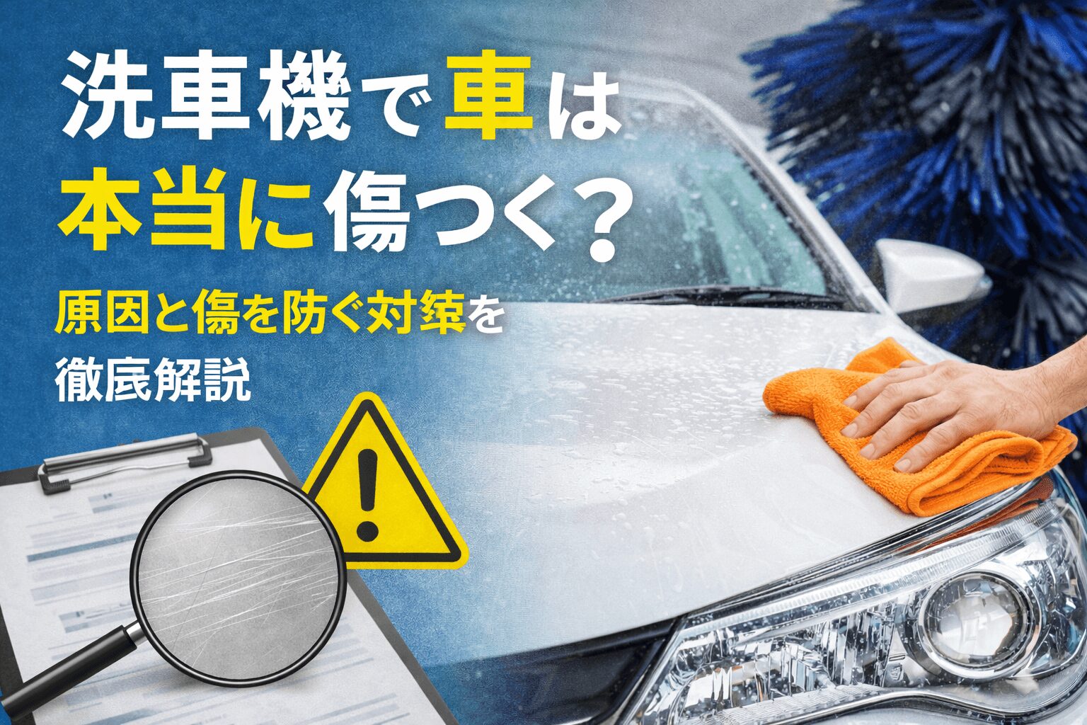 洗車機で車は本当に傷つく？原因と傷を防ぐ対策を徹底解説|オクタゴン