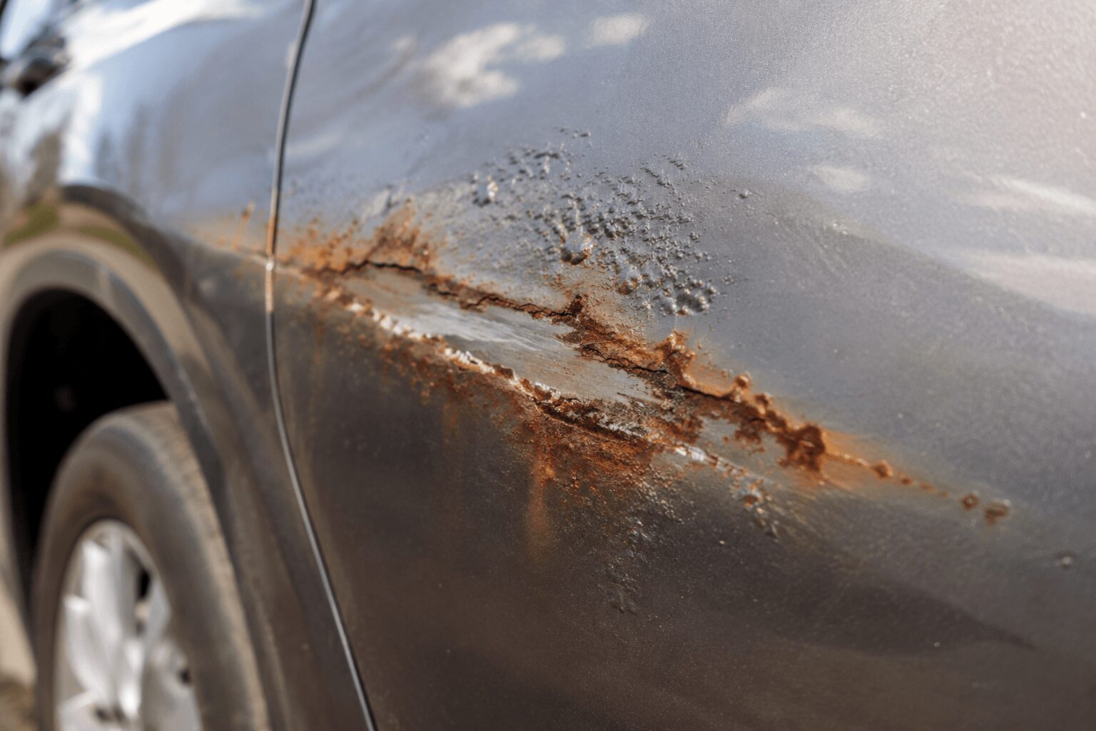 車の傷を放置するとどうなる?サビ・腐食が進行する仕組み