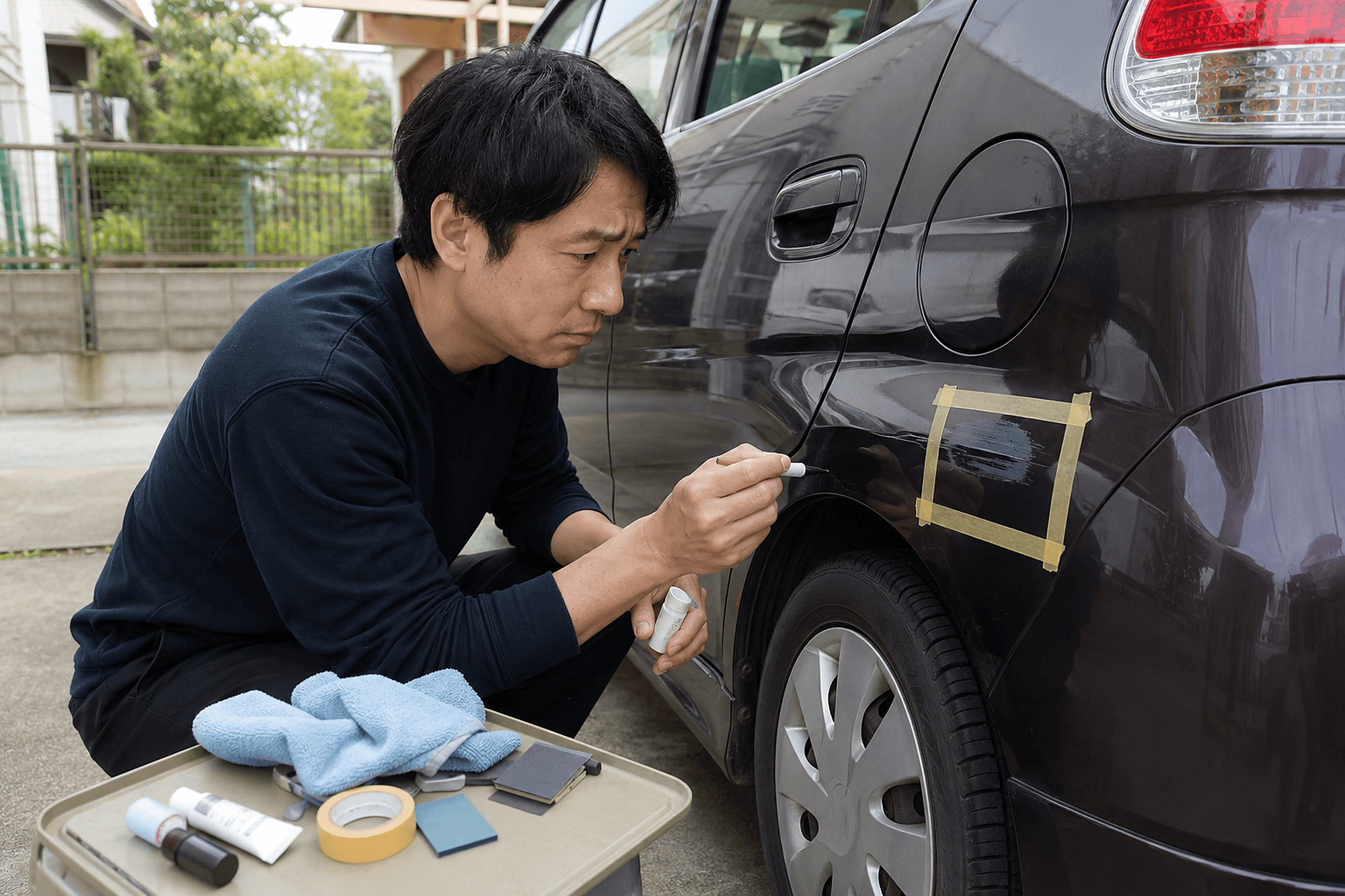 バンパーの擦り傷は自分で直せる?まずはDIYの判断基準
